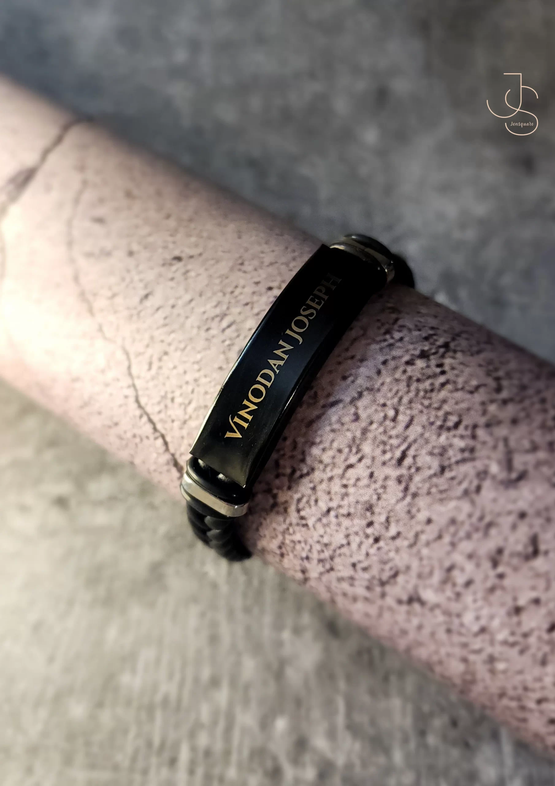 IMPRINT MENSLET - Customised engraved Bracelet for men