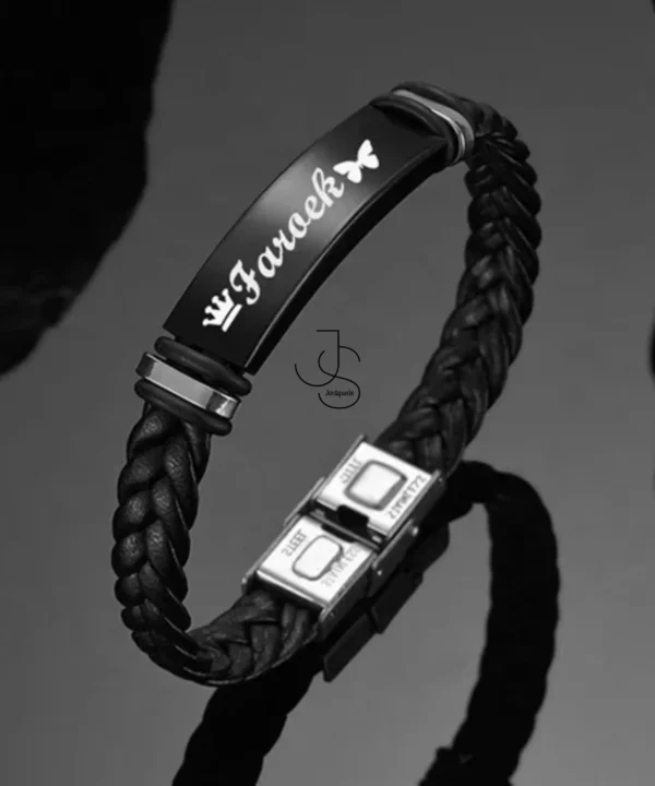 IMPRINT MENSLET - Customised engraved Bracelet for men