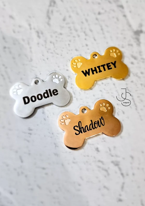 IMPRINT DOGGITAGS - Custom Engraved Metallic Dog tag