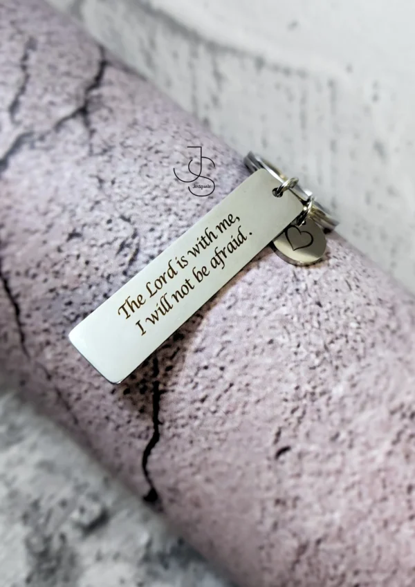 IMPRINT-KEYTAGS - Customized metallic keychain with Hand-written note and thumb impression (Both side engraving)