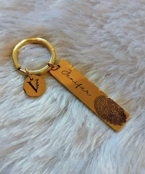 IMPRINT Fingerprint RECTANGLES (One Side)- Personalised gift for your loved one