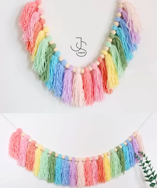 TASSYDECOR - Pastel tassel décor for kids room