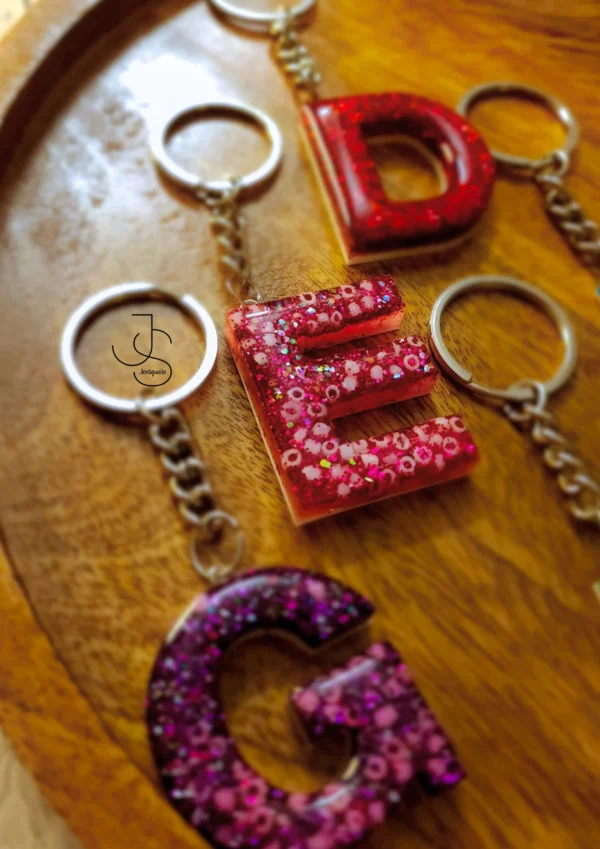 Aesthetic SPARKEYS - Glittery Sparkley Resin Keychains