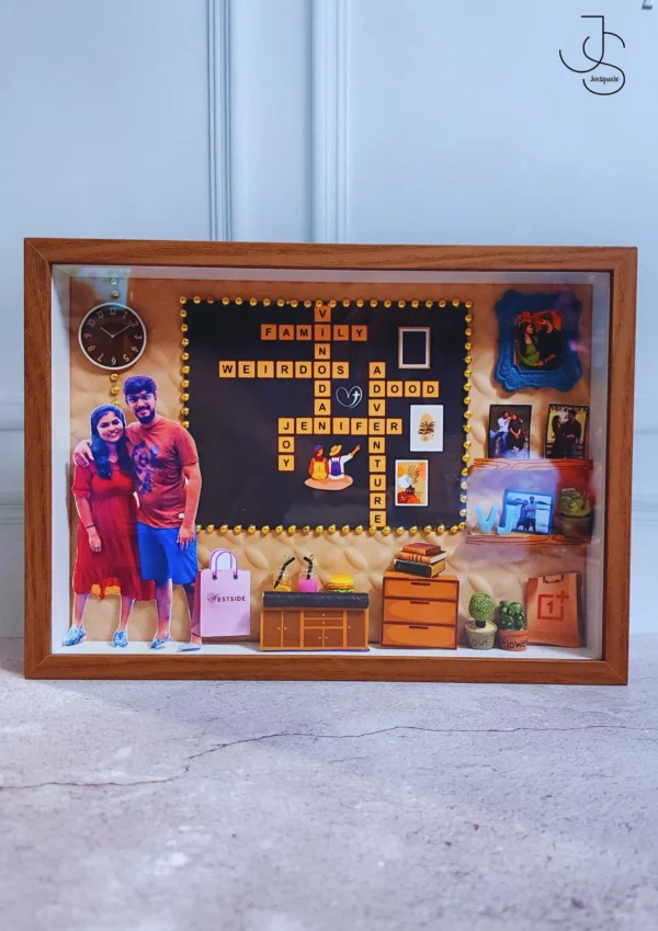 SCRAMBLOCKS - Customized 3D miniature box for birthday and anniversary gift
