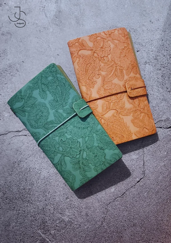 TEXTURED MINI JOURNALS - Leather Bound travel journals for notebook and stationary addicts