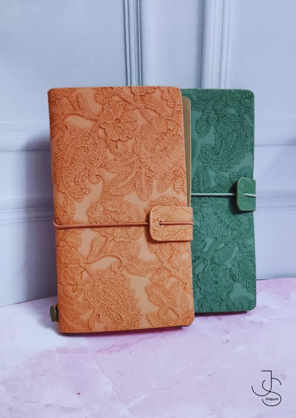 TEXTURED MINI JOURNALS - Leather Bound travel journals for notebook and stationary addicts