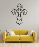 THE CROSS - Black acrylic cross for living room and walls