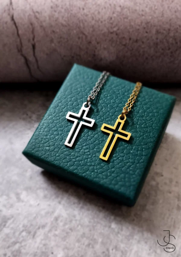 Minimalist Cross Necklace - Christian gifts