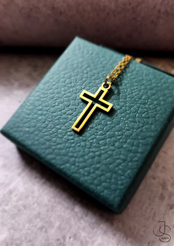 Minimalist Cross Necklace - Christian gifts