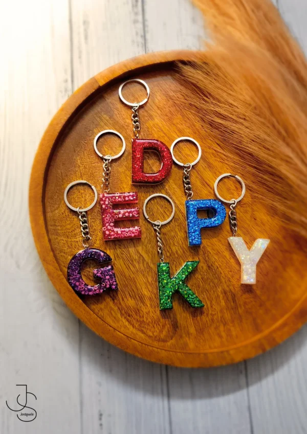 Aesthetic SPARKEYS - Glittery Sparkley Resin Keychains