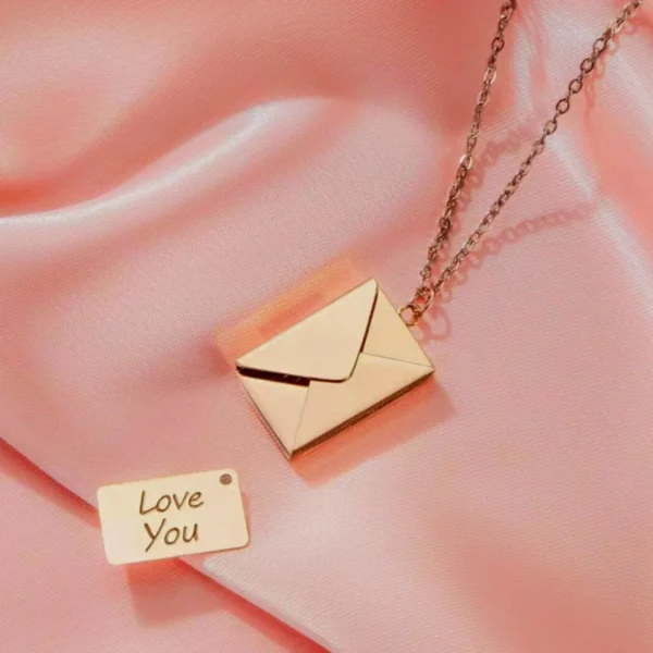 ENDEARING ENVELOPE NECKLACE - Personalised gift for your loved ones