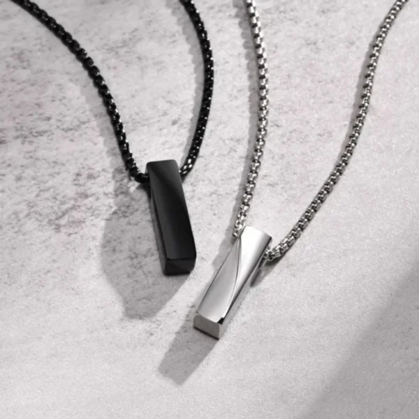 STYLISH BAR PENDANT NECKPIECE - Personalised and Trendy Ornament for Men