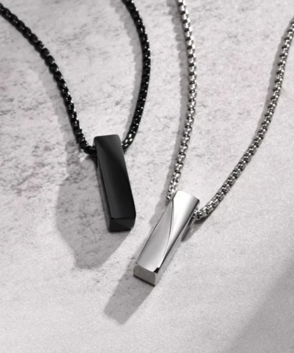 STYLISH BAR PENDANT NECKPIECE - Personalised and Trendy Ornament for Men