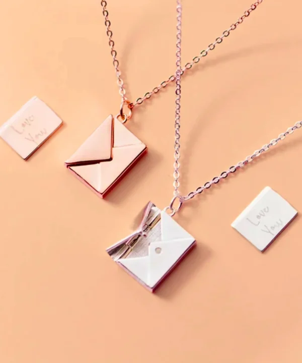 ENDEARING ENVELOPE NECKLACE - Personalised gift for your loved ones