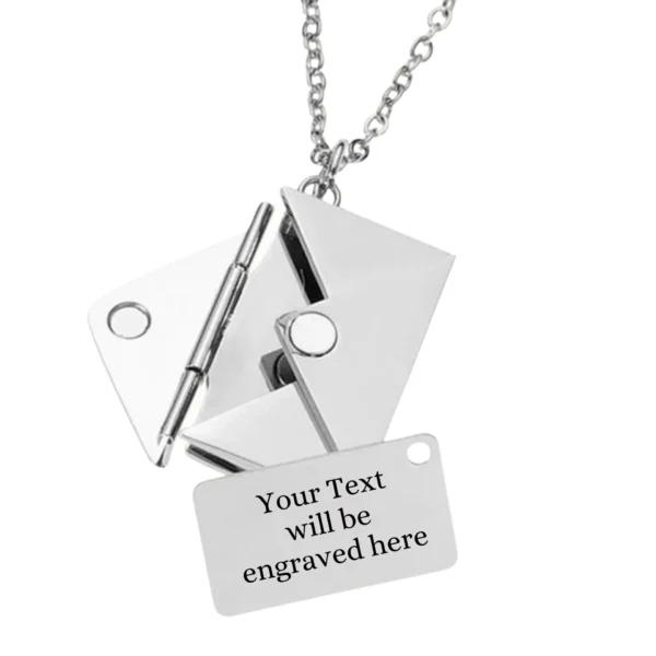 ENDEARING ENVELOPE NECKLACE - Personalised gift for your loved ones