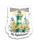MY LIGHTHOUSE | Cute Christian Sticker, Faith Sticker, Matt Laminated Vinyl Stickers, Boho Sticker, Laptop Stickers, Christian Gifts, Christian stickers