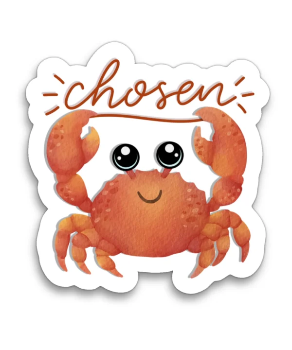 CHOSEN | Cute Christian Sticker, Faith Sticker, Matt Laminated Vinyl Stickers, Boho Sticker, Laptop Stickers, Christian Gifts, Christian stickers