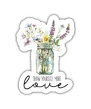 SHOW YOURSELF MORE LOVE | Cute Aesthetic Sticker, Motivational Sticker, Matt Laminated Vinyl Stickers, Mobile Sticker, Laptop Stickers