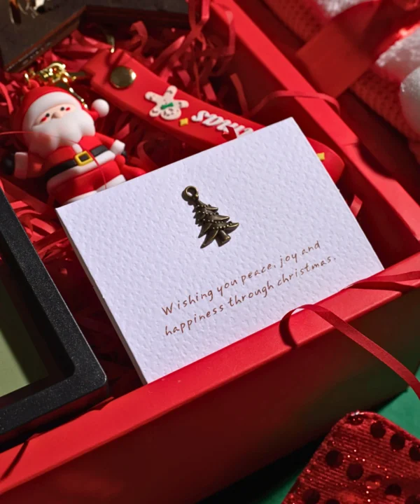 CHARM CARDS - PACK OF 3 | Christmas Greetings with a keepsake charm