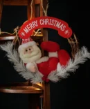 SANTA CLAUS CHRISTMAS WREATH | Front Door Christmas Decor