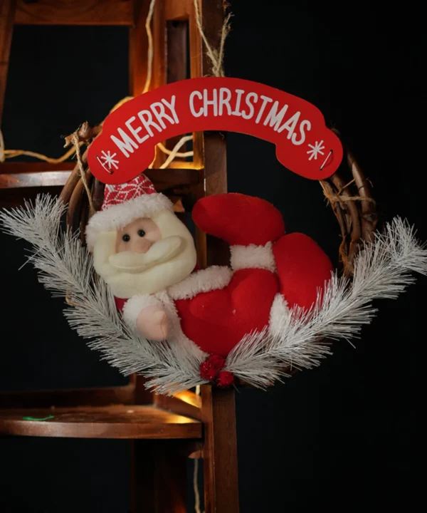 SANTA CLAUS CHRISTMAS WREATH | Front Door Christmas Decor