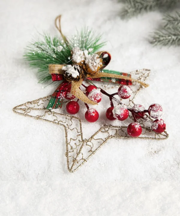 Christmas glistening star | Christmas Aesthetic Decor