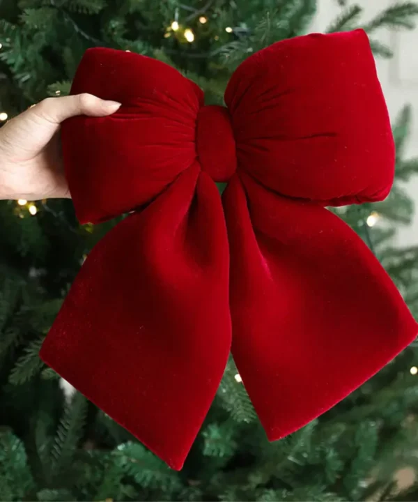Christmas Velvet Bow - Big | Christmas Decor