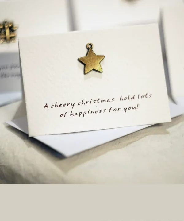 CHARM CARDS - Christmas Greetings with a keepsake charm
