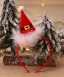 Christmas Headbands - Santa mini hat | Whimsical Christmas Headwear